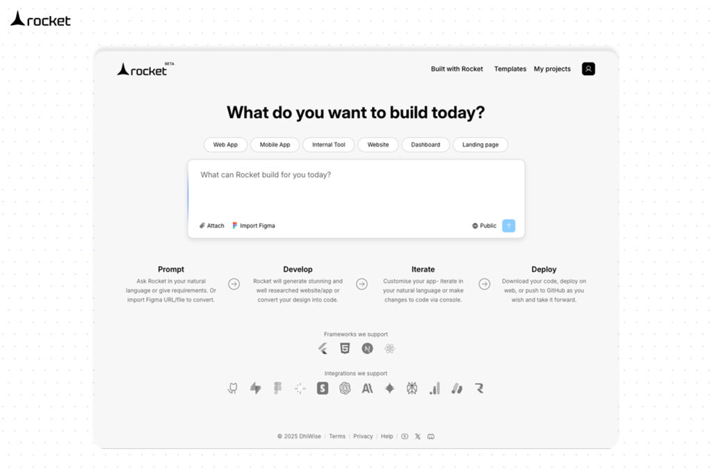 Code Editor Rocket Hands-on with Rocket: Another AI Code (Vibe Coding) Product - Dongou